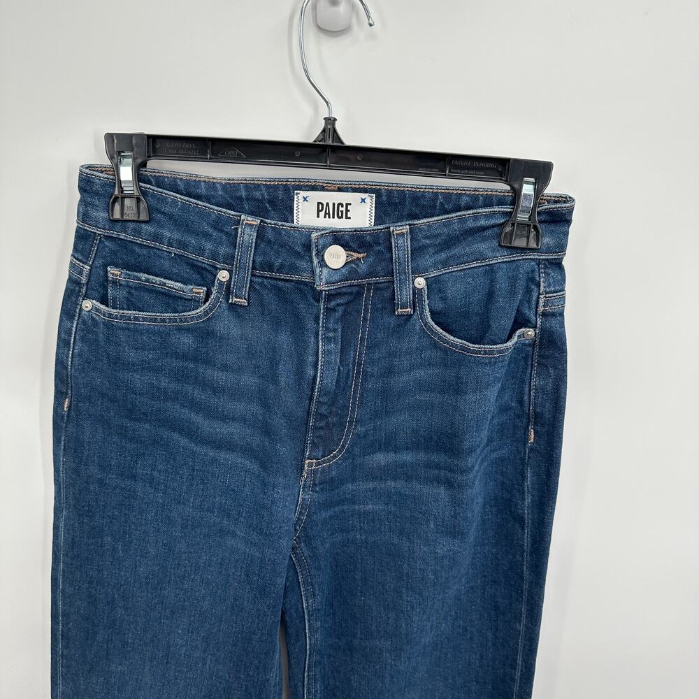 PAIGE DENIM NWT Leenah Wide Leg Ankle Jean in Gracie Lou // 00 - Picture 7 of 13